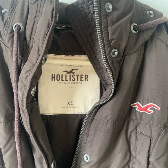 Hollister Brown Puffer Jacket - Picture 4 of 4